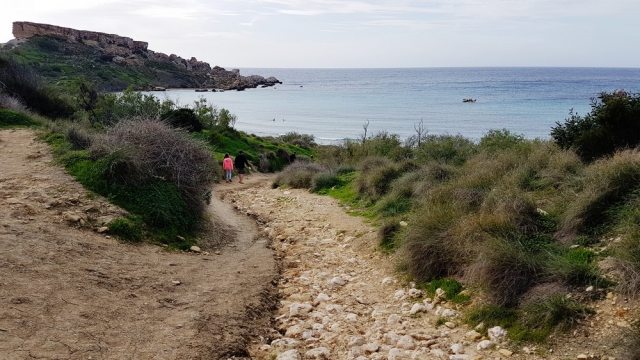 piaszczysta plaża na Malcie