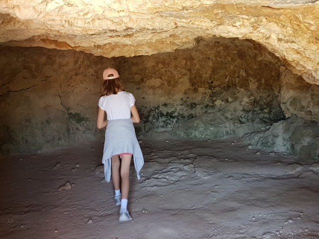 Roman Road inside the cave