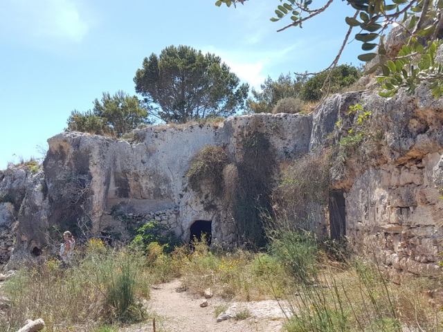 Roman road caves