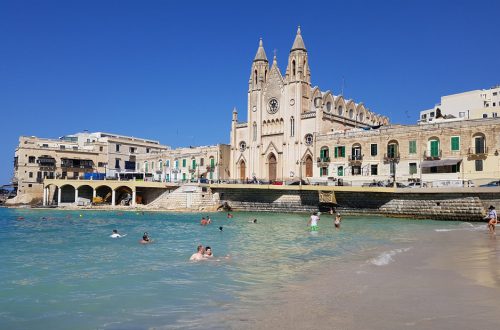 plaża na Malcie