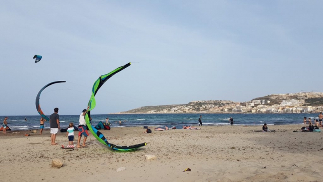 kitesurfing with kids Malta